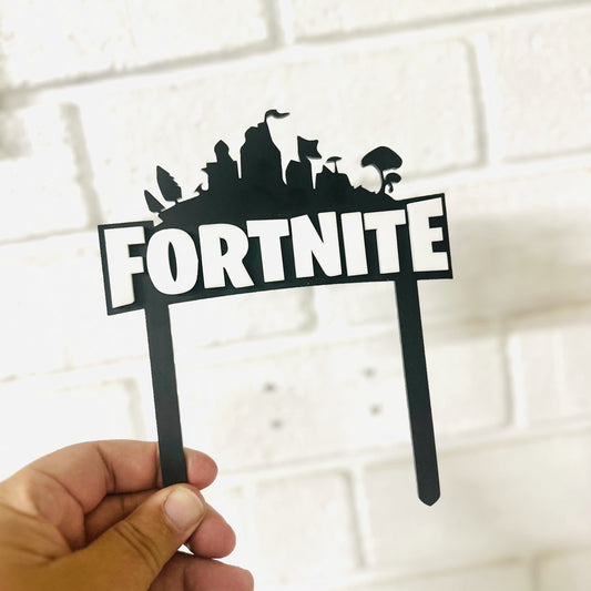 Gamer Themed Acrylic Cake Topper