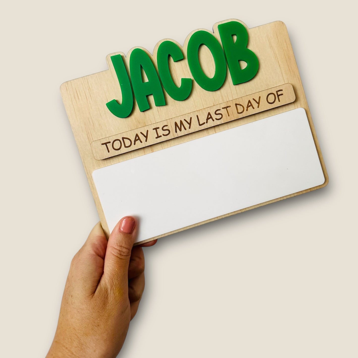 First & Last Day Mini School Board