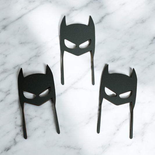 12 Pack of Bat Man Superhero Cupcake Toppers