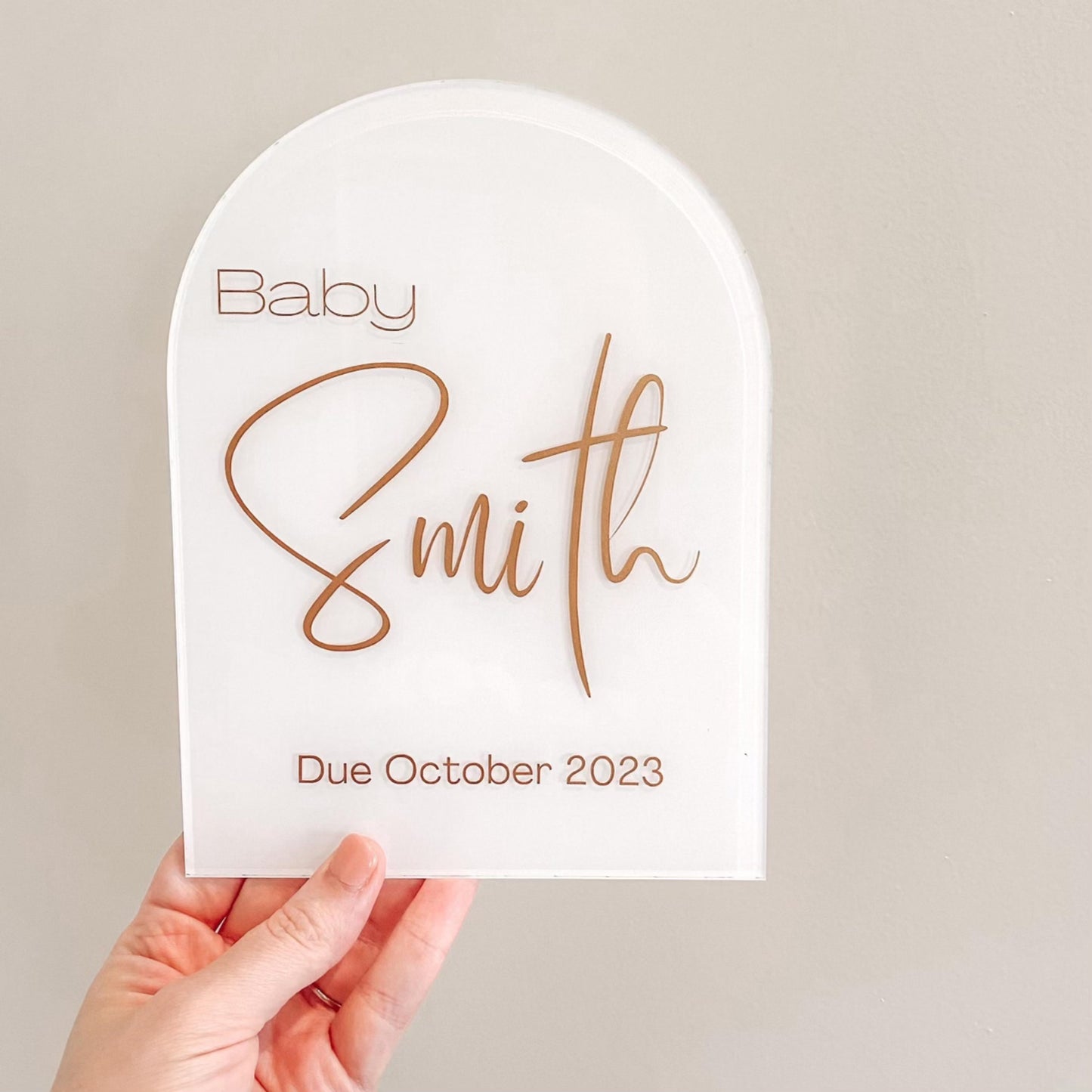 Custom Baby Announcement Arch