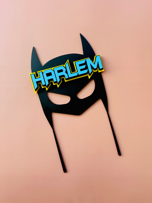 Bat Superhero Cake Topper