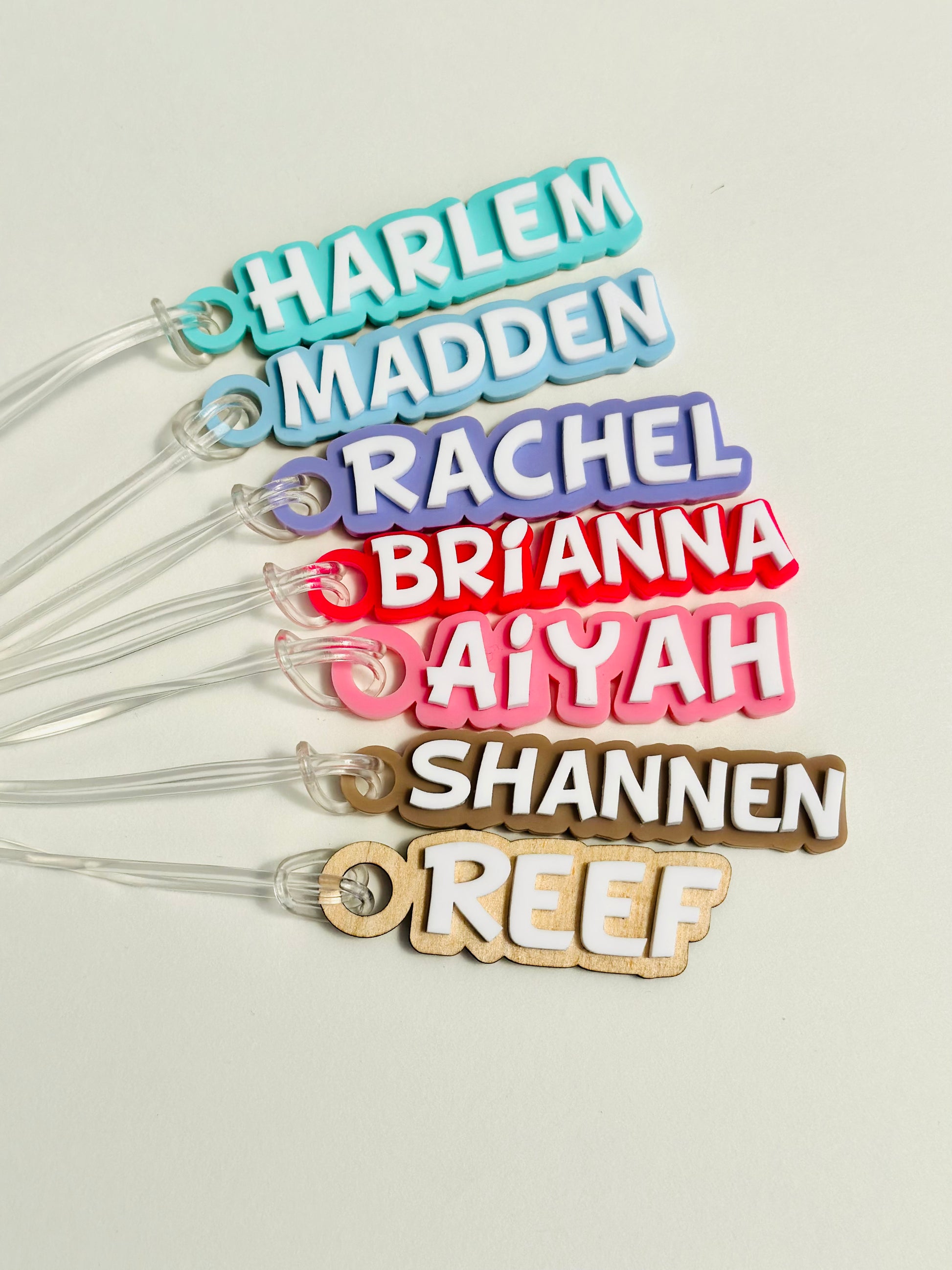 Acrylic Bag Tags & Key Chains