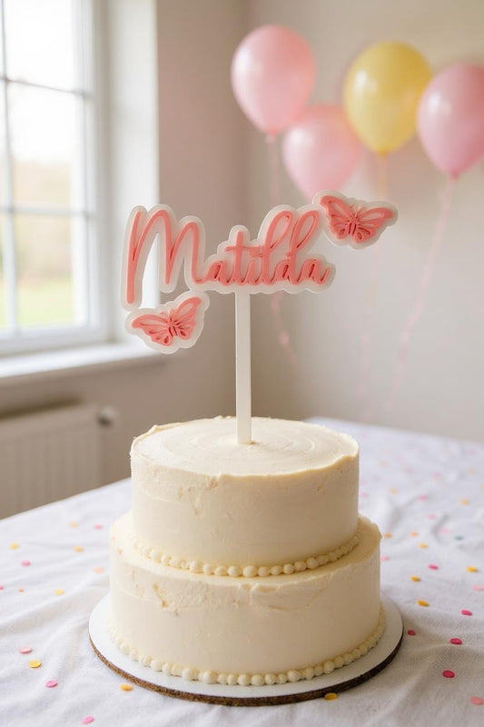 Butterfly Birthday Cake Topper
