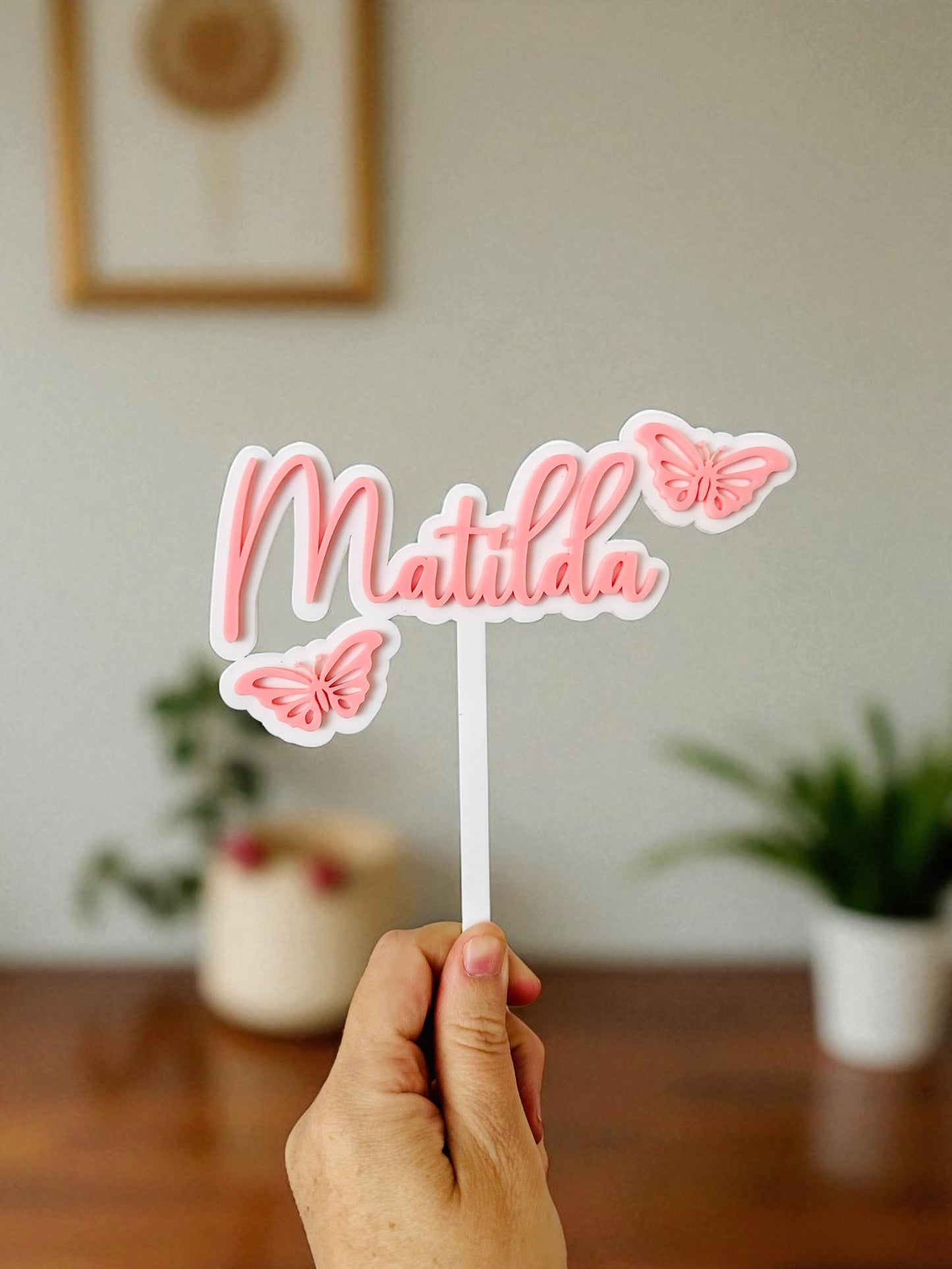 Butterfly Birthday Cake Topper